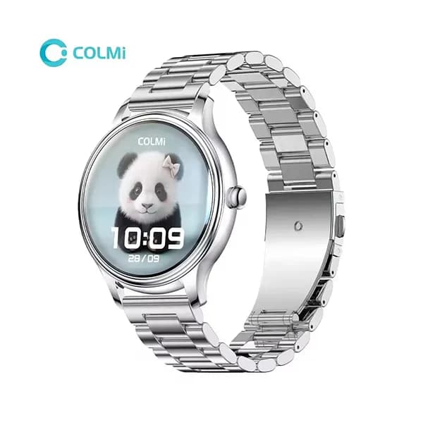 COLMI | L28 | Smart Watch | Bluetooth 5.0 | Up to 10 Days Battery | Heart Rate Monitor, Sleep Tracking, Waterproof | Stylish Silicon & Steel Strap | Smart Watch for Android iPhone