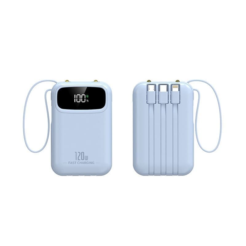 20000mAh সুপার ফাস্ট চার্জিং পাওয়ার ব্যাংক - ৩টি বিল্ট-ইন ক্যাবলসহ - আসল পণ্য সেরা দামে কিনুন MST Mart